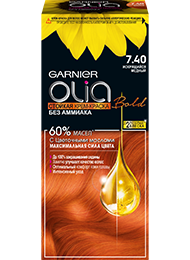 Краска для волос Garnier Olia 7.40 Искрящийся медный